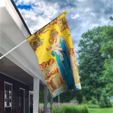 QUEEN OF HEAVEN HOUSE FLAG